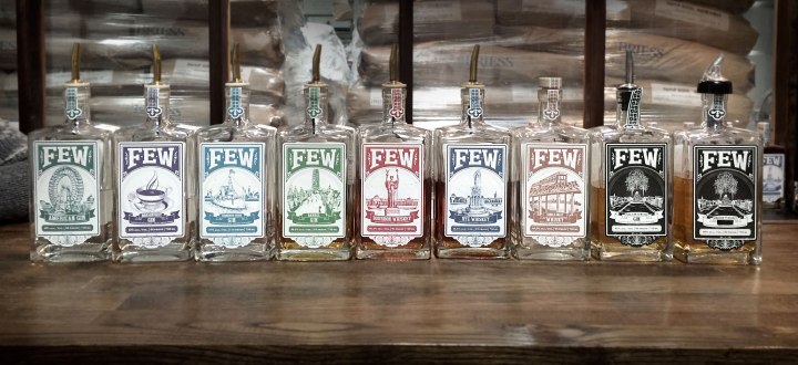 FEW Spirits family of bottles