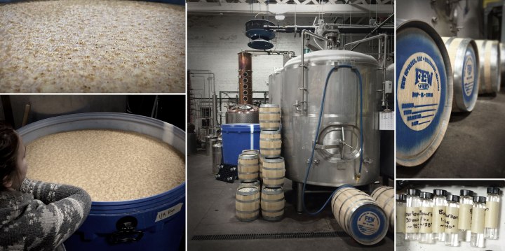 FEW Spirits distilery floor