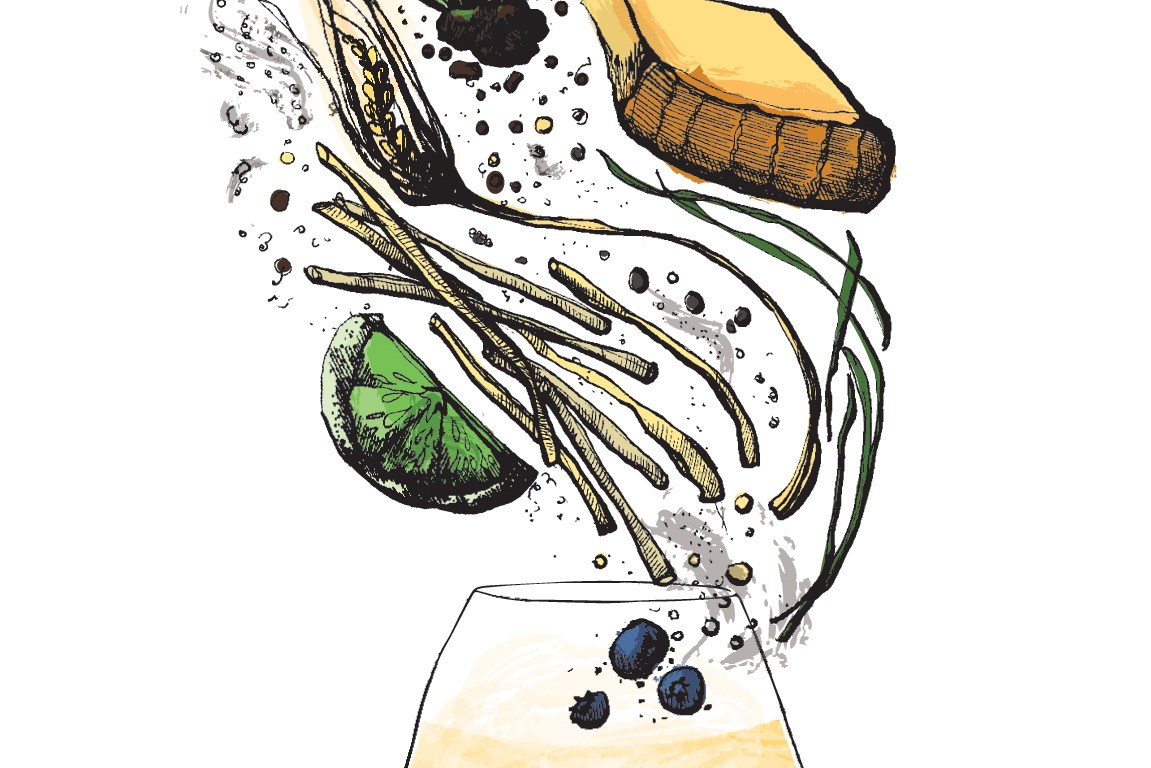 Brett beer flavor and aroma illustration