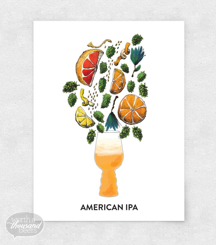 American IPA 8x10 Print